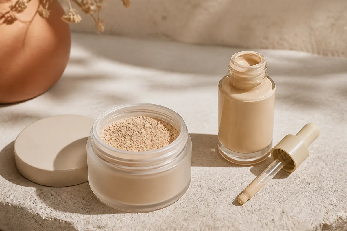 Fond de teint minéral liquide ou poudre : lequel choisir